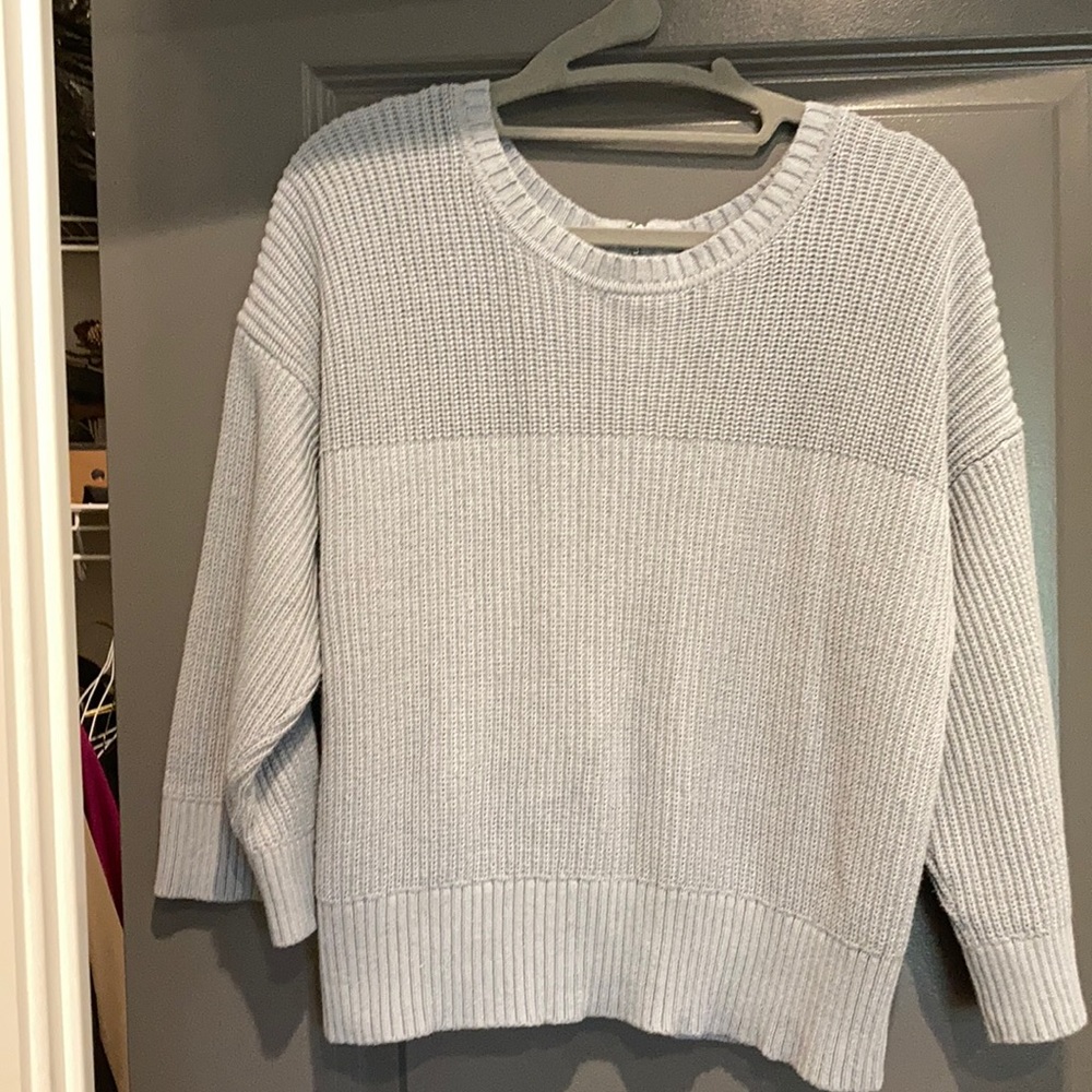 Cabi back zip sweater